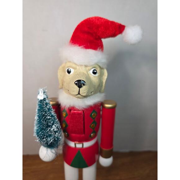 2023 Wondershop Dog Christmas Holiday 14" Wooden - Picture 5 of 7